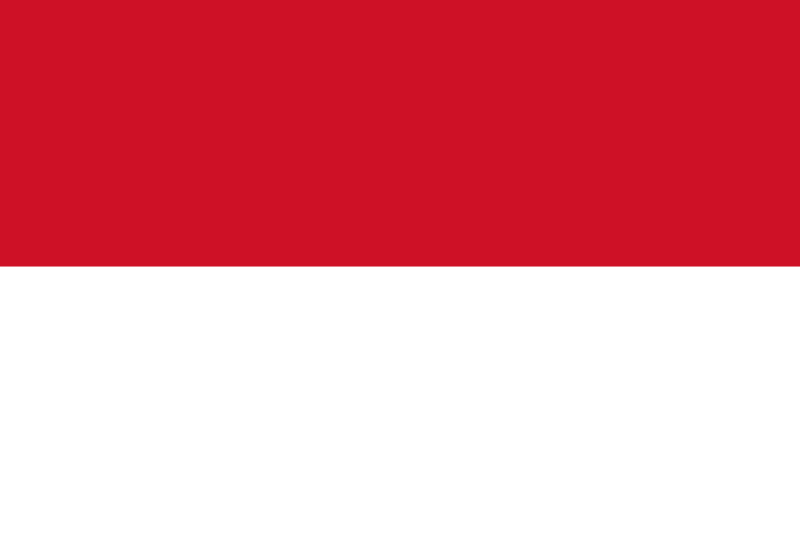 drapeau de l'Indonésie drapeau de l'Indonésie