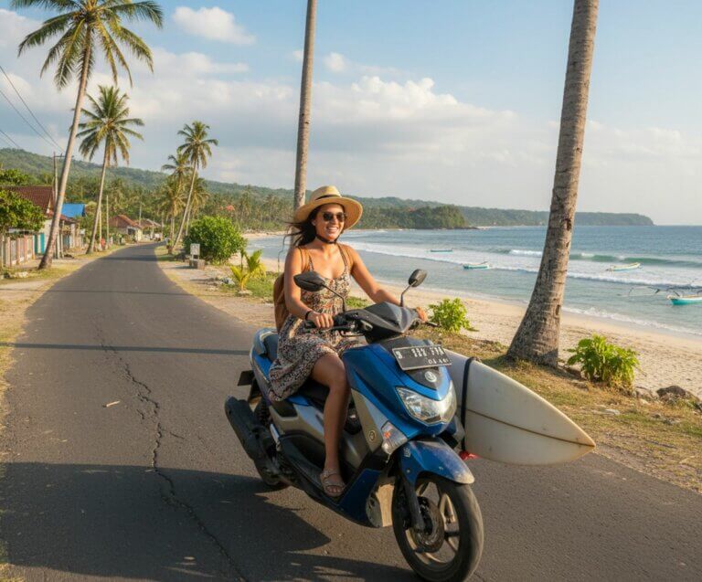Prix location scooter Lombok : tarifs actualisés pour louer un deux roues en Indonésie