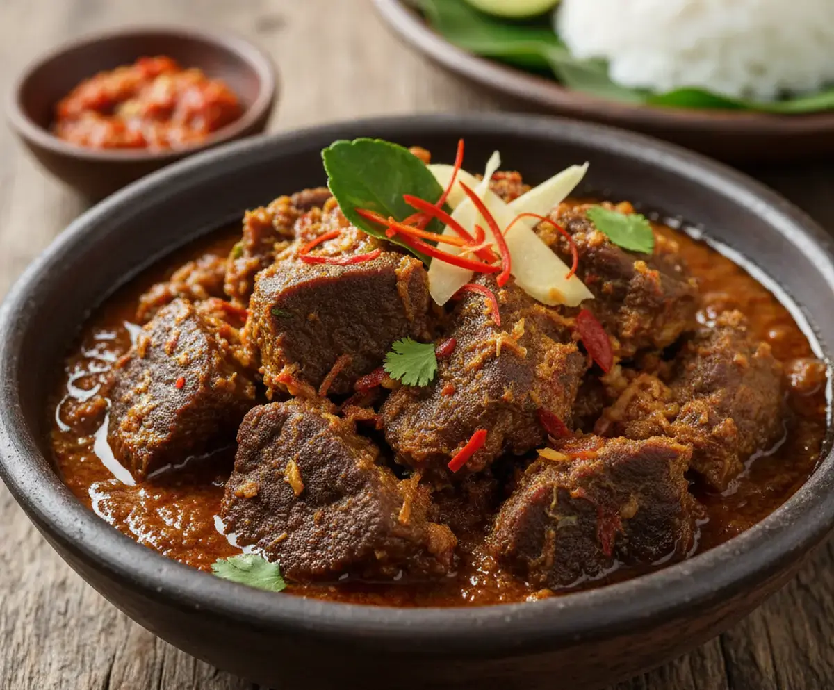 Rendang recette authentique du boeuf indonésien qui fait voyager les sens
