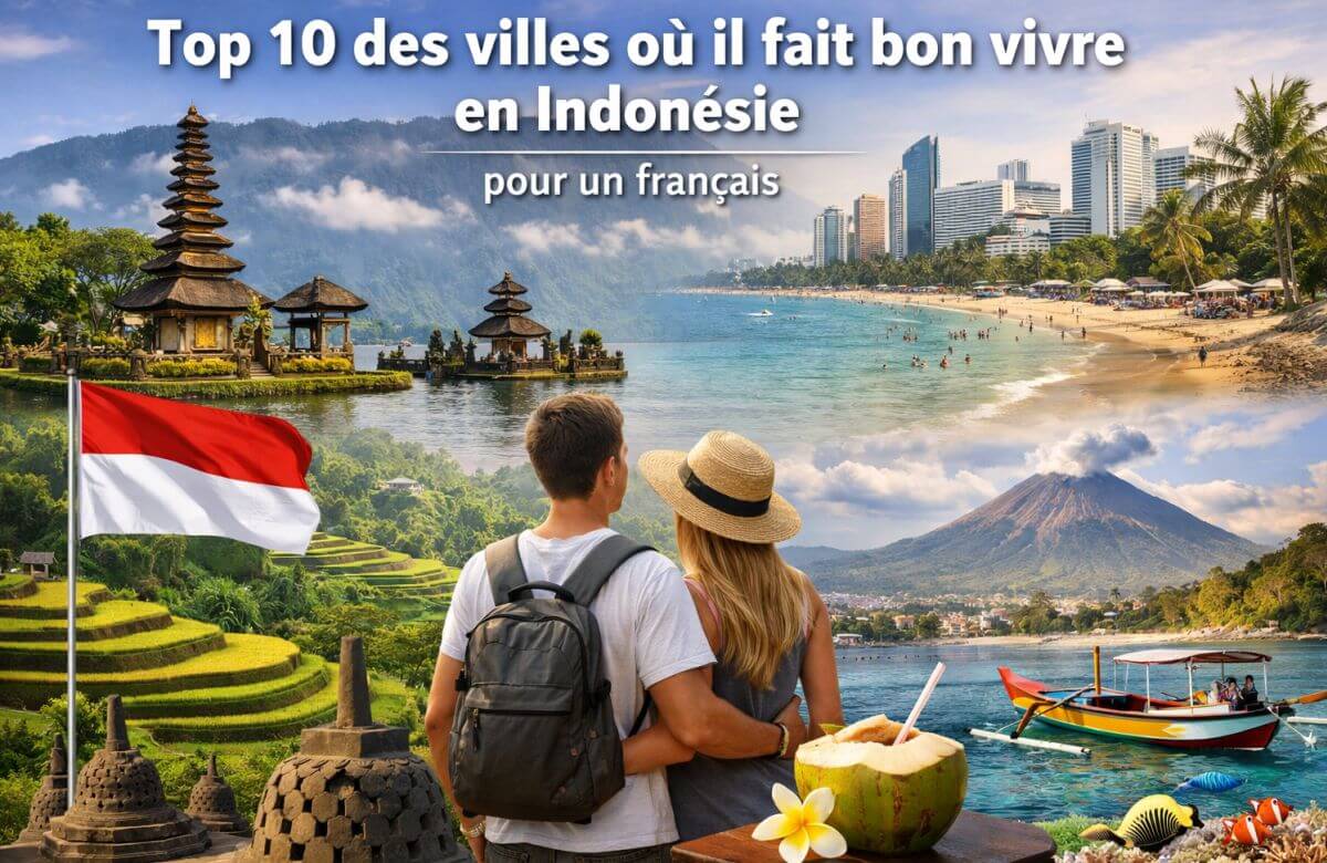 Top 10 des villes où il fait bon vivre en Indonésie pour un français